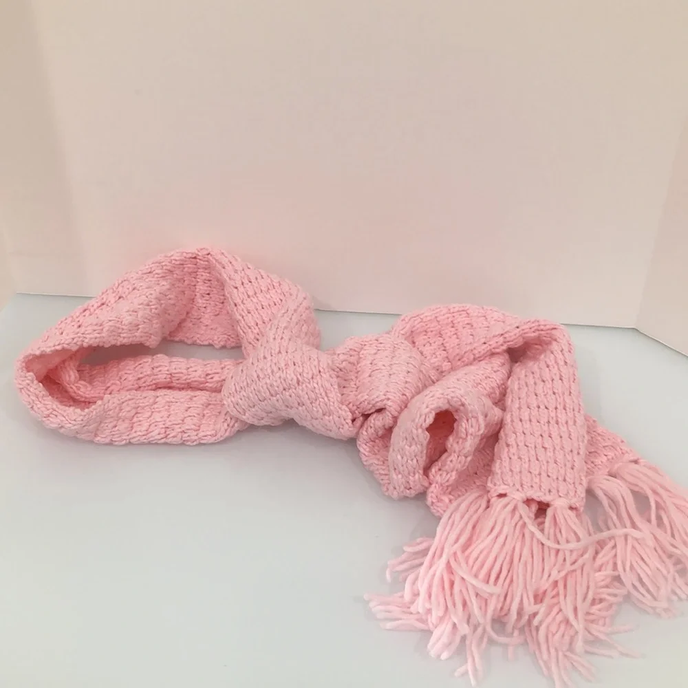Pink Scarf 84” Long - Picture 2 of 2
